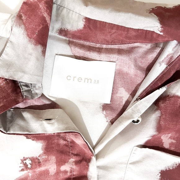Crem38 RARE Moresca Printed Cotton Silk Blend‎ Shirt - Size Medium - Picture 6 of 11